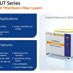 Long Service Life IPG 1KW - 20KW Fiber Laser Source For Laser Cutting Machine