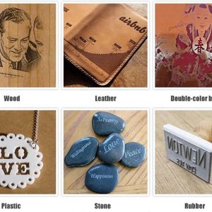 15W 30W 50W Wood Jeans Leather Plastic Acrylic Glass CO2 Laser Marking Machine Engraving Machine