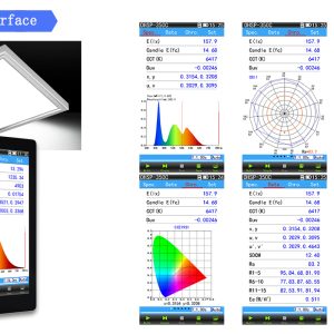 Handheld Spectrometer Luminaires Tester CCT CRI Lux Meter Hopoocolor OHSP350C