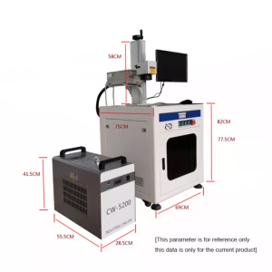 3W 5W 10W 355nm  UV Laser Marking Machine  Engraving Machine for Glass Plastic Paper Cloth Wood