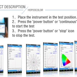 Low Price OHSP350C Spectrometer Portable Light tester CCT CRI Lux spectrum