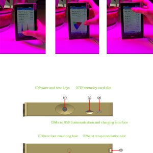 Portable PAR PPFD Light Spectrometer OHSP350P HOPOOCOLOR with Waterproof Sensor