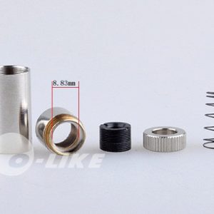 12*45mm 9mm diode housing heatsink with mutiwavelength lens