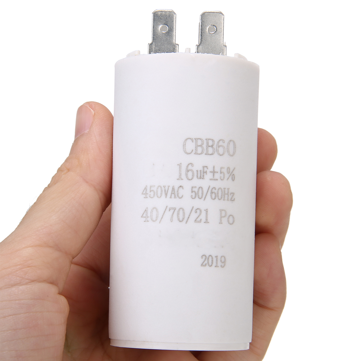 thumbnail image 2 of Run Capacitor, CBB60 8uF 450V 50/60Hz Motor Start Capacitor, Professional Mini Motor Capacitor For Motor Pump Household Appliances 2 of 13