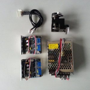 3D printer 30K Laser Galvo Mirror w/Power supply/DMX program board/IC/Animation laser light