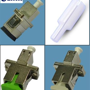 5pcs hybrid adapter LC-SC fiber optic adapter 2.5mm-1.25mm female to female FTTH coupler SM MM APC fibra free Shipping ELINK