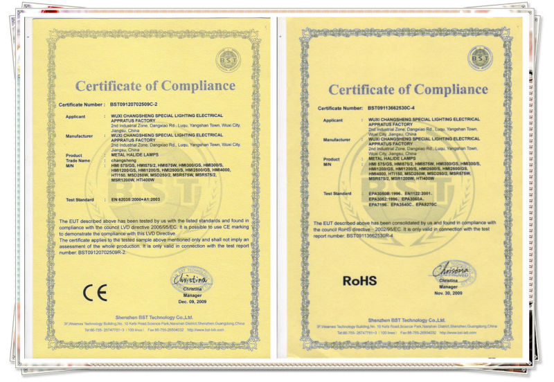 hmi certicate