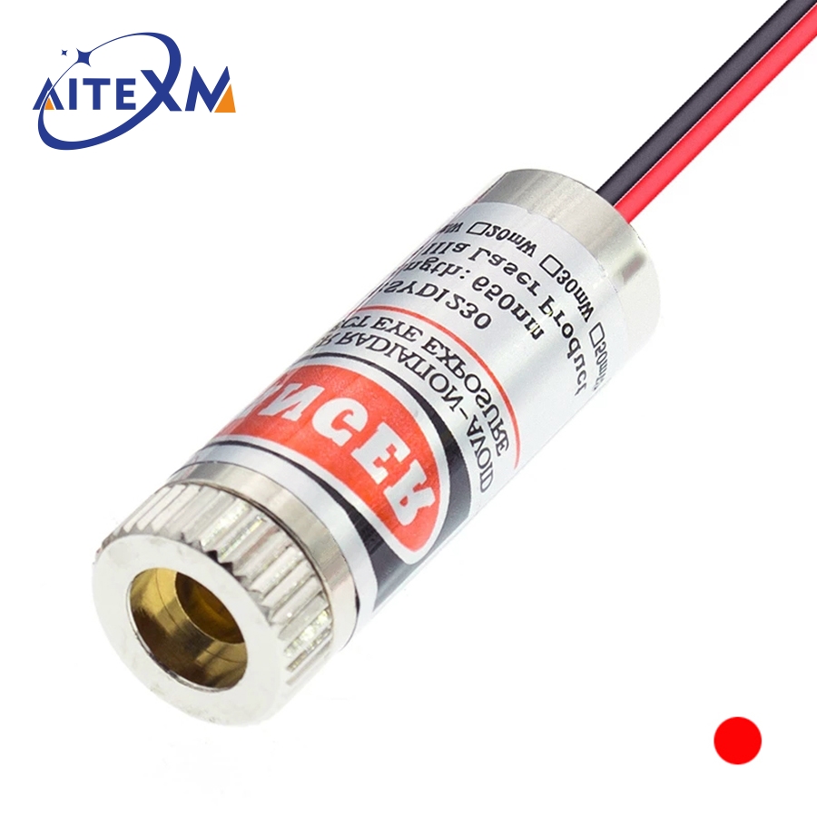 650nm 5mW Red Point / Line / Cross Laser Module Head Glass Lens Focusable Focus Adjustable Laser Diode Head Industrial Class - Image 3