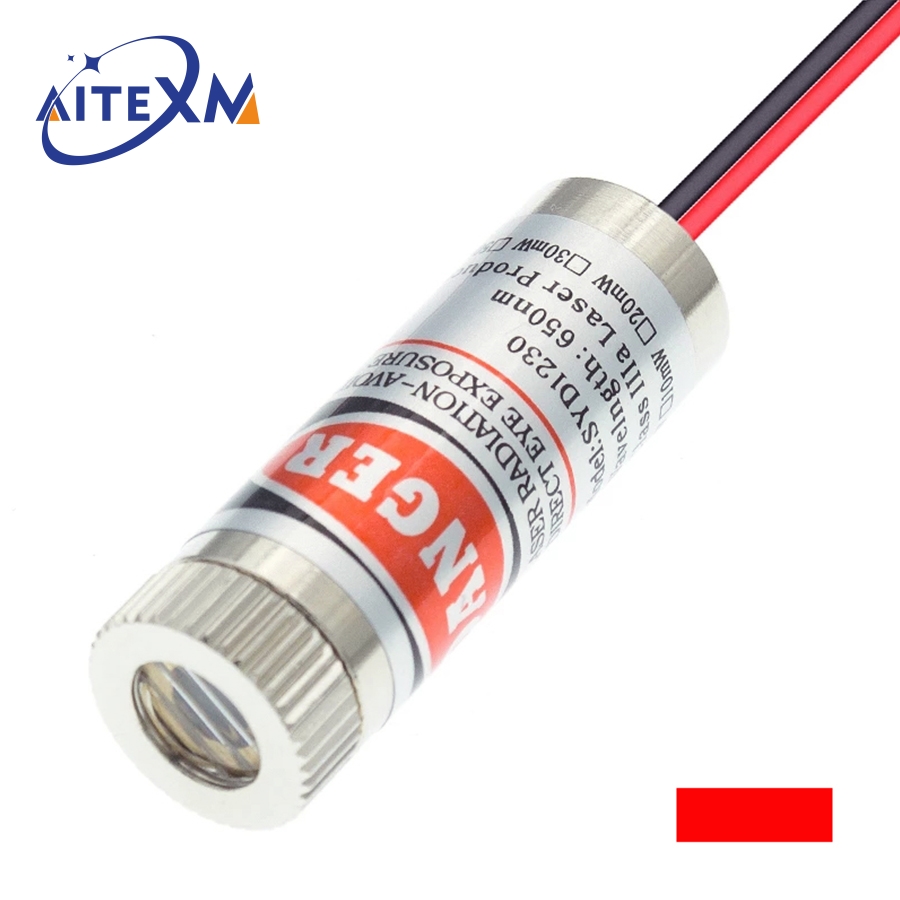 650nm 5mW Red Point / Line / Cross Laser Module Head Glass Lens Focusable Focus Adjustable Laser Diode Head Industrial Class - Image 5