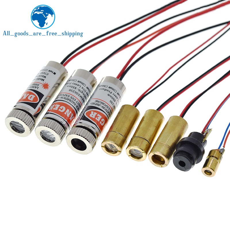 650nm 5mW Red Point / Line / Cross Laser Module Head Glass Lens Focusable Focus Adjustable Laser Diode Head Industrial Class - Image 3