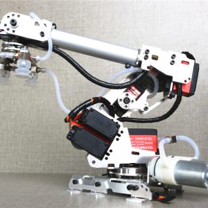 6DOF mechanical arm air pump aluminum alloy industrial robot model six axis robot 201 arduino suction cup