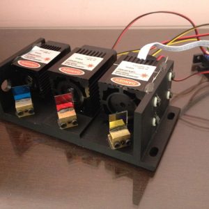 800mW RGB white laser module/Good cooling/TTL Analog modulation