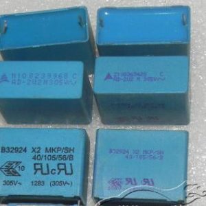 B32924 2.2UF/305V 305VAC MKP X2 P28MM Thin Film Capacitor