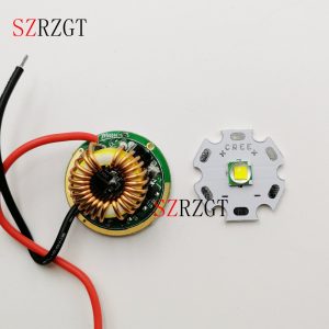 CREE XML LED XM-L T6 U2 10W WHITE Neutral White Warm White LED Emitter chip 20MM Cooper PCB Input 12V LED driver