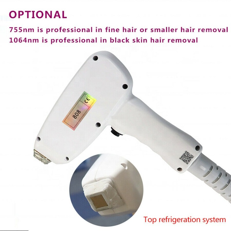 Diode Laser 755 808 1064nm Multi Wavelengths Hair Removal Machine Cooling Head Painless Laser Epilator Face Body Hair Removal - Image 5