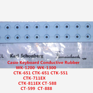 For Casio Keyboard Conductive Rubber WK-1200 WK1800 WK-1300 CTK-651 CTK-651 CTK-551 CTK-711EX CTK-811EX CT-588 CT-599 CT-888