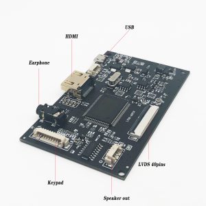 HDMI Audio 40pin LCD Driver Controller Board Kit for Panel CLAA070ND02/EJ070NA02/AT070TNA2 V.1 HSD070PFW3 1024*600 android USB5V
