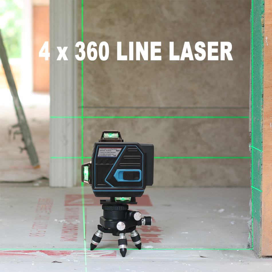 KaiTian Laser Level Receiver 16 Lines 4D Self-Leveling 360 Horizontal&Vertical Cross Super Powerful Green Line Laser 360 Battery - Image 3
