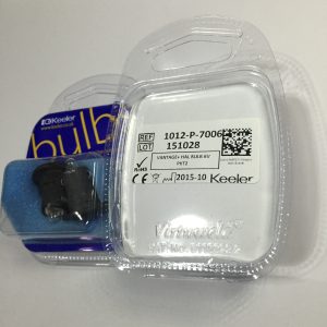 Keeler 1012-P-7006 6V halogen bulb,Vantage Plus indiret ophthalmoscope,focusing Vista spot retinoscope