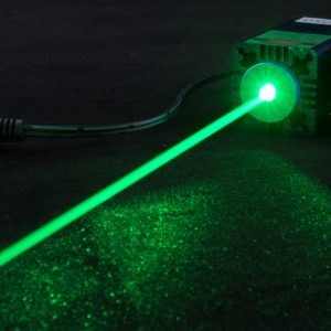 Pure green 100mW 520nm Green laser module/continuous working/good cooling/focus adjustable
