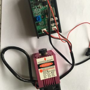 Simple operation 15W12V high power 450m focusing blue light laser module laser engraving and cutting with TTL