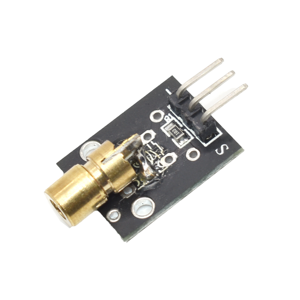 Smart Electronics New KY-008 3pin 650nm Red Laser Transmitter Dot Diode Copper Head Module for Arduino AVR PIC DIY Free Shipping - Image 3