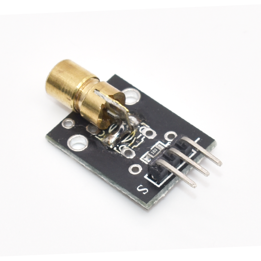 Smart Electronics New KY-008 3pin 650nm Red Laser Transmitter Dot Diode Copper Head Module for Arduino AVR PIC DIY Free Shipping - Image 4