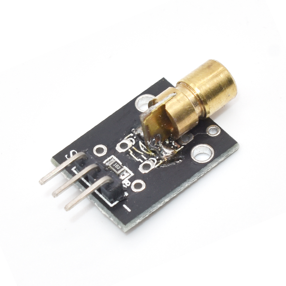 Smart Electronics New KY-008 3pin 650nm Red Laser Transmitter Dot Diode Copper Head Module for Arduino AVR PIC DIY Free Shipping - Image 5