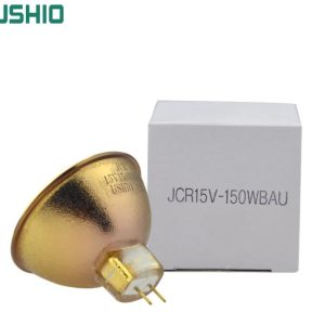 USHIO JCR 15V-150WBAU 15V 150W gold coat halogen lamp,Infrared therapy diagnostic,to IKEN JCR15V150WBAU/T 15V150W bulb