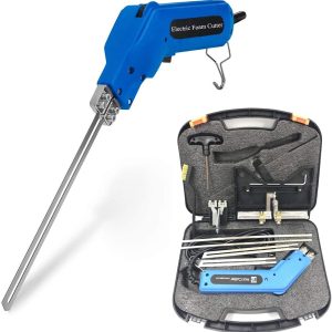 110V/220V 150W Electric Hot Foam Cutter Knife Grooving Wire Styrofoam Engraving Tool Kits Blade Slotting Board DIY Sculpture