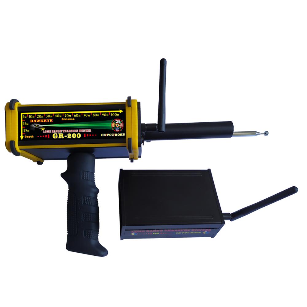 GR 200 Underground 100m Long Range Metal Gold Detector With 3D LED GR 200 Underground 100m Long Range Metal Gold Detector With 3D LED
