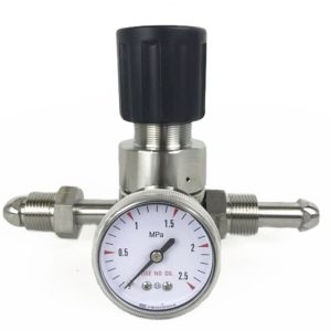 High pressure adjustable air gas pressure regulator