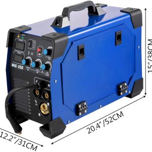 Welder 250 Amp MIG TIG Arc Welder 3 in 1 Welder Welding Machine 110V TIG Lift ARC MMA Stick IGBT DC Inverter Dual voltage