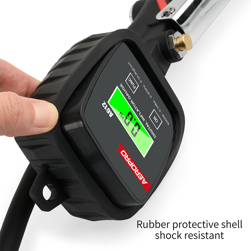 HKI Air Suspension 5-in-1 Digital Air Ride Gauge – 200 Psi With Wiring Harness
