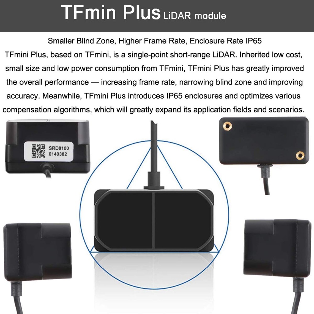 TFmini Plus Lidar Range Finder Sensor 