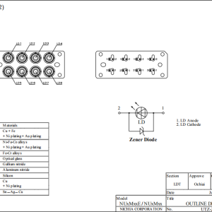 Nichia NUBM0C 30W 450nm 455nm 460nm Blue laser diode bank