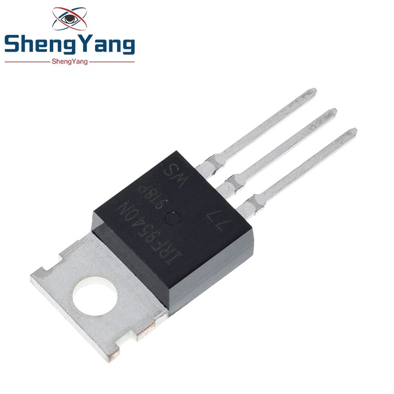 10 Transistors MOSFET IRF9540 Canal P - 23A 100V TO-220 - Pour Circuits électroniques, Commutation De Puissance - Lot De 10 Pièces