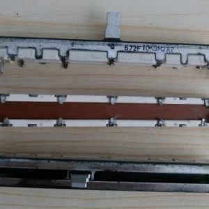 5PCS Mixer fader 75MM double double resistance fader potentiometer switch 10KBM2X2