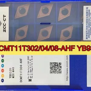 DCMT11T302 DCMT11T304 DCMT11T308 AHF YB9320 100% original Zcc.ct Carbide insert Processing: stainless steel