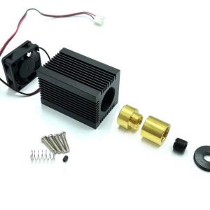 9mm Laser Diode Housing Heatsink Case 405nm-445nm-520nm-638nm-658nm with Collimation/Focusing Glass Lens